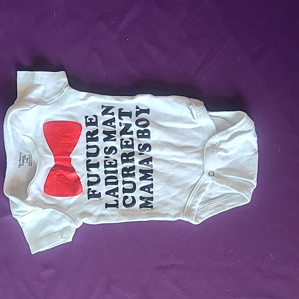 0-3 mama's boy onsie